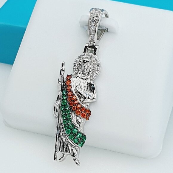 "925 Sterling Silver CZ Beautiful Pendant for Women, 1USPAR4066 - Picture 10 of 11